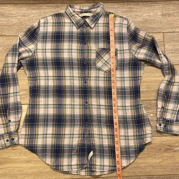 WOOLRICH LONG SLEEVE PLAID BUTTON UP SHIRT SIZE MEDIUM - Picture 10 of 10